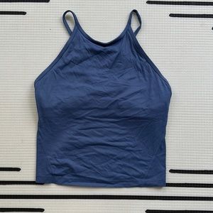 Lululemon align high neck cropped racer back tank/bra- size 6